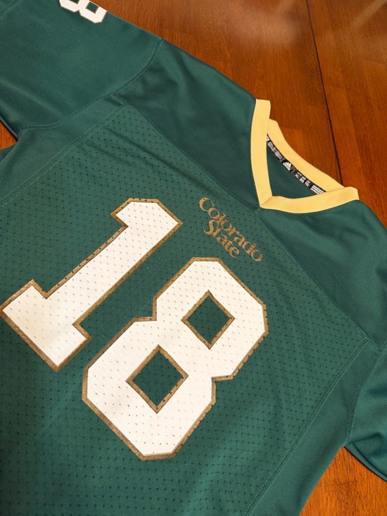 adidas Other - Colorado State University CSU Rams Football Jersey #18 Youth Sz XL 18-20 Adidas